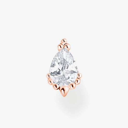 Thomas Sabo Rose Gold Plated Cubic Zirconia Stud Earrings H2259-416-14