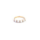 9ct Yellow Gold Opal and Diamond Ring Size N