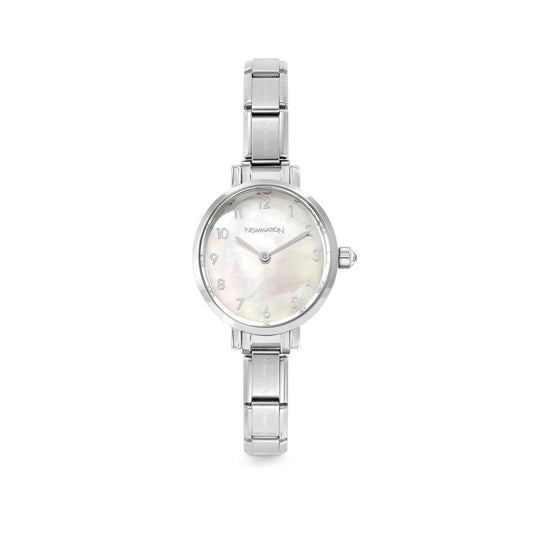 Nomination Composable Classic Paris Oval Mother of Pearl Dial 076038/008