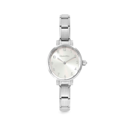 Nomination Time Collection Paris Oval Silver Dial 076038/017