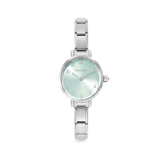 Nomination Composable Classic Paris Oval Green Dial Watch 076038/032