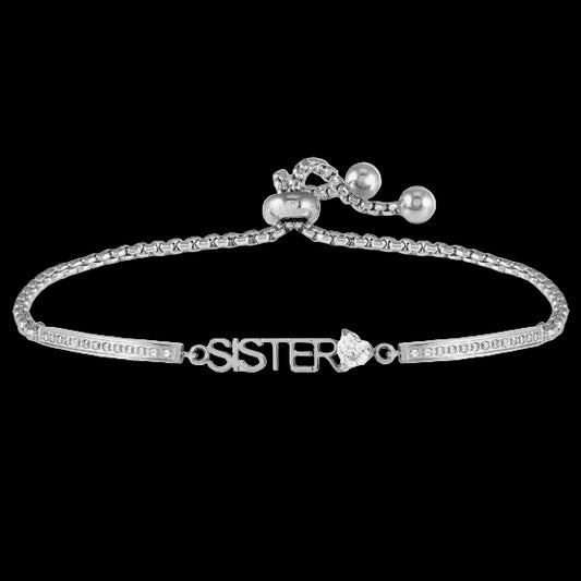 Nomination Milleluci Stainless Steel Sister Cubic Zirconia Bracelet 028025/008
