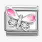 Nomination Classic Butterfly Pink & Cubic Zirconia 330321/09