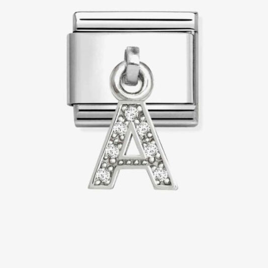 Nomination Composable Classic Cubic Zirconia Letter A 331818/01