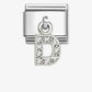 Nomination Composable Classic Cubic Zirconia Letter D 331818/04