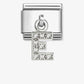 Nomination Composable Classic Cubic Zirconia Letter E 331818/05