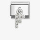Nomination Composable Classic Cubic Zirconia Letter F 331818/06