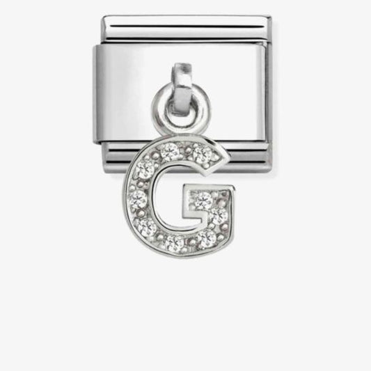 Nomination Composable Classic Cubic Zirconia Letter G 331818/07
