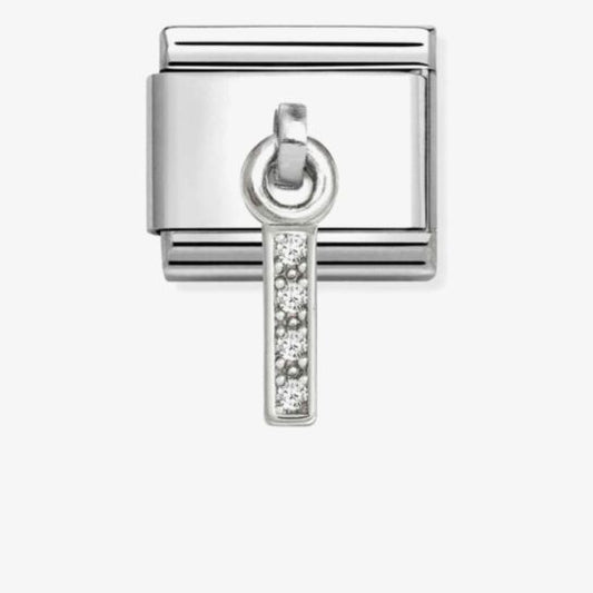 Nomination Composable Classic Cubic Zirconia Letter I 331818/09