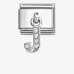 Nomination Composable Classic Cubic Zirconia Letter J 331818/10