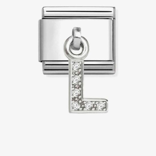 Nomination Composable Classic Cubic Zirconia Letter L 331818/12