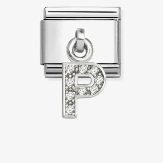 Nomination Composable Classic Cubic Zirconia Letter P 331818/16