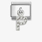 Nomination Composable Classic Cubic Zirconia Letter P 331818/16