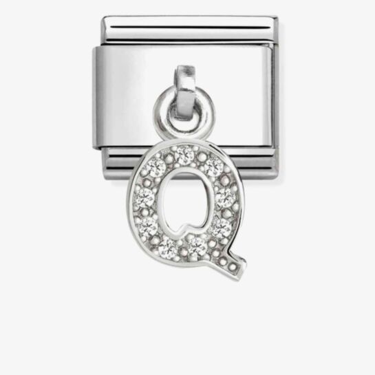 Nomination Composable Classic Cubic Zirconia Letter Q 331818/17