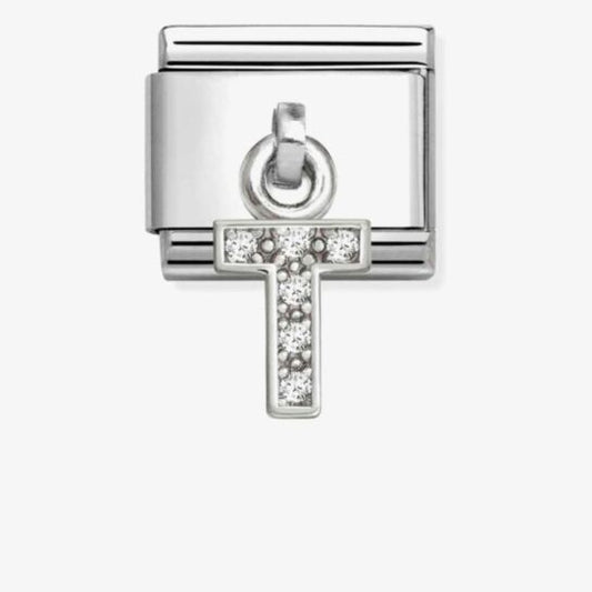 Nomination Composable Classic Cubic Zirconia Letter T 331818/20
