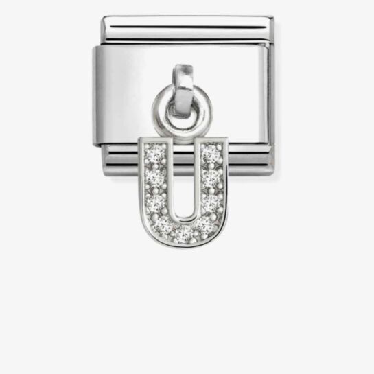 Nomination Composable Classic Cubic Zirconia Letter U 331818/21
