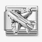 Nomination Composable Classic Cubic Zirconia Air Plane 330327/19