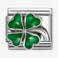 Nomination Composable Classic Green Enamel Four-Leaf Clover Charm 330204/42