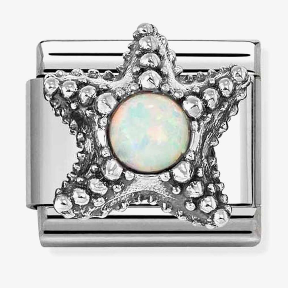 Nomination Composable Classic White Opal Starfish 330511/05
