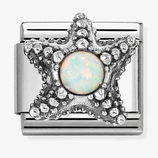 Nomination Composable Classic White Opal Starfish 330511/05