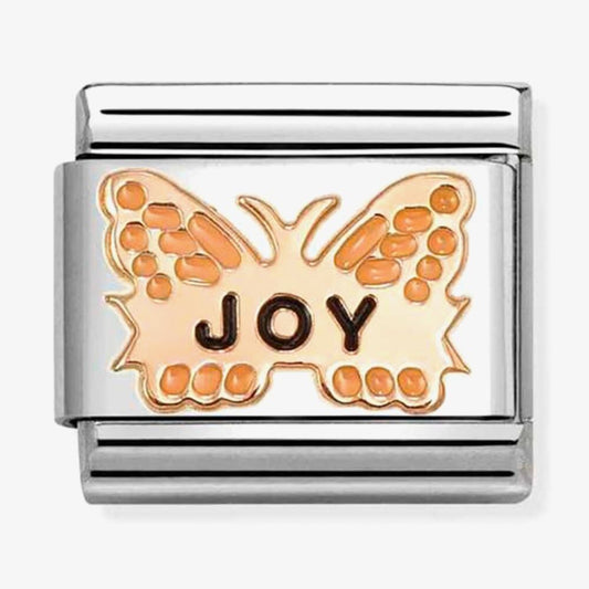 Nomination Composable Classic Orange Butterfly Joy Charm 430202/52