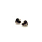 Sterling Silver Derbyshire Blue John Heart Stud Earrings