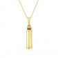 9ct Yellow Gold Cylinder Bottle Necklace