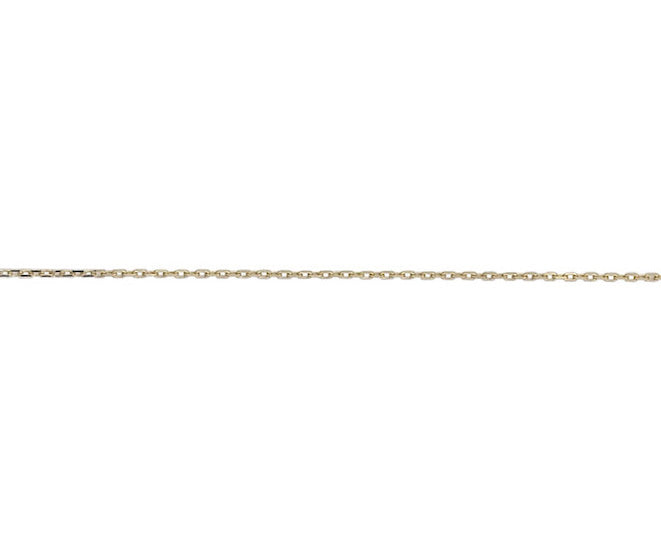 9ct Yellow Gold Filed Trace Chain 18"