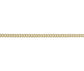 9ct Yellow Gold Round Curb Chain 20"