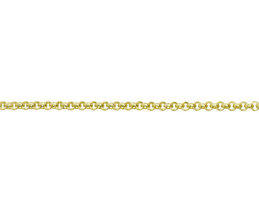 9ct Yellow Gold Baby Belcher Chain 20"