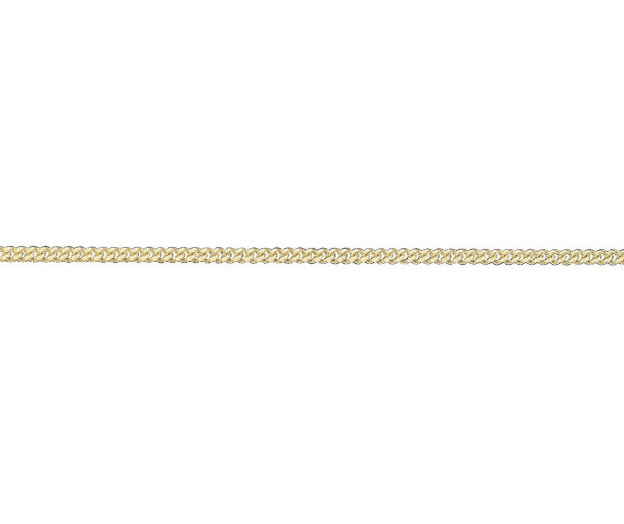 9ct Yellow Gold Filed Curb Chain 20"