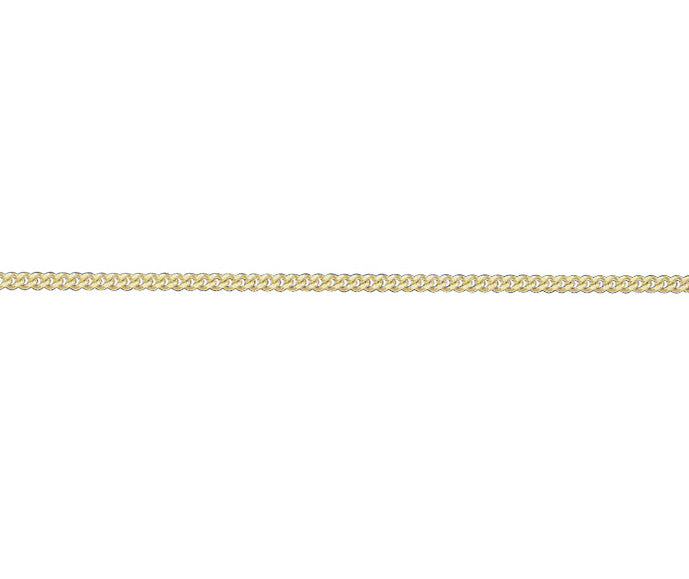 9ct Yellow Gold Filed Curb Chain 20