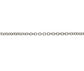 9ct White Gold Trace Chain 20"