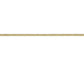 18ct Yellow Gold Solid Curb Chain 18"