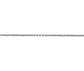 18ct White Gold Trace Chain 18"