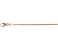 9ct Rose Gold Diamond Cut Trace Chain 18"