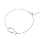 Georg Jensen Offspring Sterling Silver Interlocking Bracelet 10012370