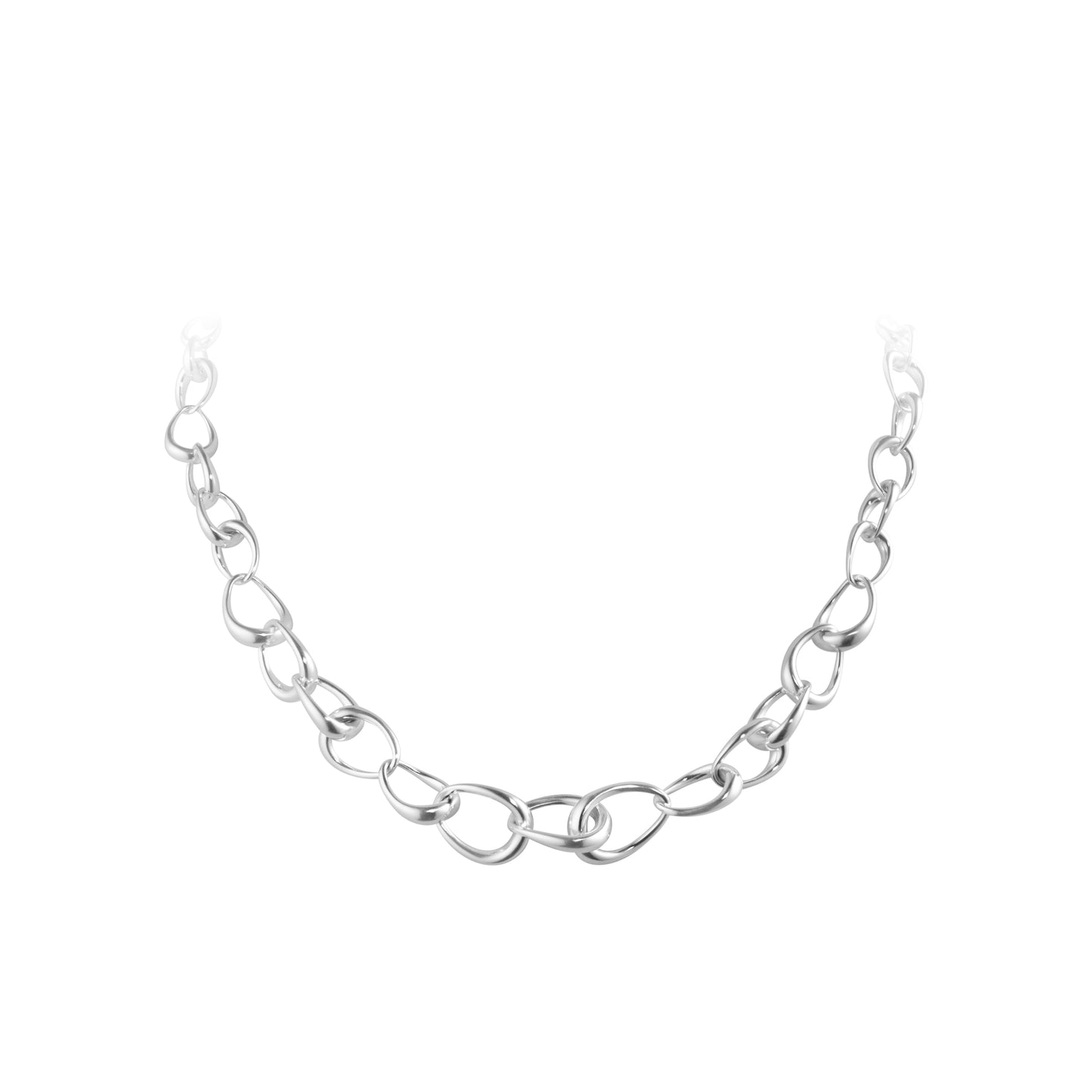 Georg Jensen Offspring Sterling Silver Necklace 10012558