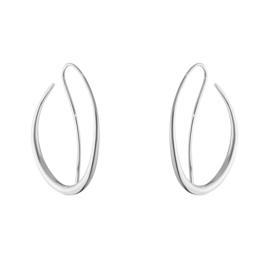 Georg Jensen Offspring Sterling Silver Double Loop Earrings 10012755