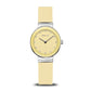 Bering Round Steel Classic Lemon Dial And Strap Watch 10129-600