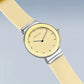 Bering Round Steel Classic Lemon Dial And Strap Watch 10129-600