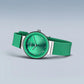 Bering Classic Steel Case Green Dial Watch 10129-808