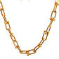 9ct Yellow Gold 18" Decorative Hollow Link and Beads Chain
