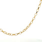 9ct Yellow Gold 20" Oval Diamond Cut Belcher Chain