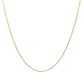 18ct Yellow Gold Adjustable 16-18" Trace Chain