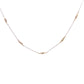 9ct Yellow Gold Trace Chain with Diamond Twists