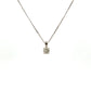18ct White Gold 0.50ct Brilliant Cut Diamond Necklace