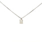 18ct White Gold 0.70ct Oval Cut Diamond Necklace