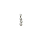 Platinum Graduated Brilliant Cut Diamond Pendant