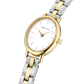 Bering Ladies Oval White Dial Two Colour Case and Two Links Bracelet Watch